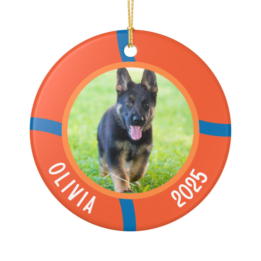Fetch Ball Photo Ornament