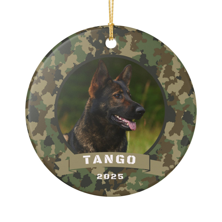 Military Camo Ornament