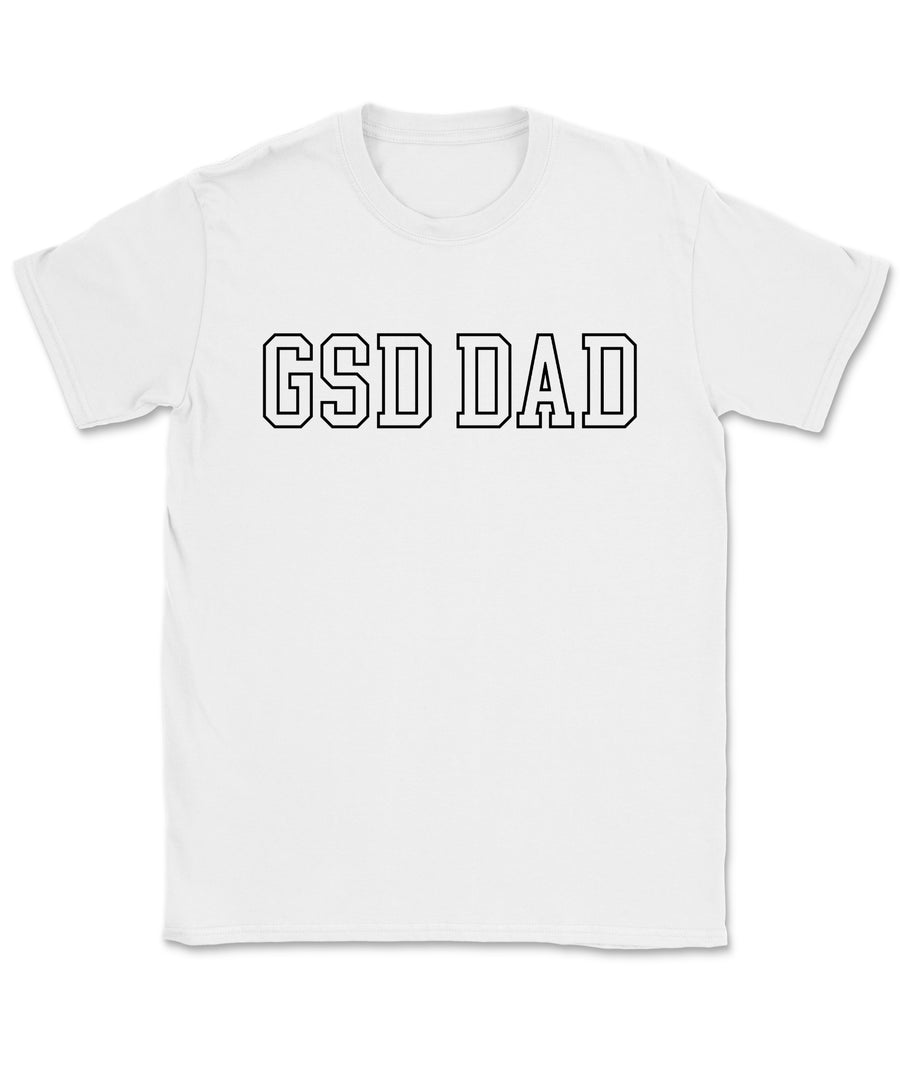 GSD Dad Outline T-Shirt