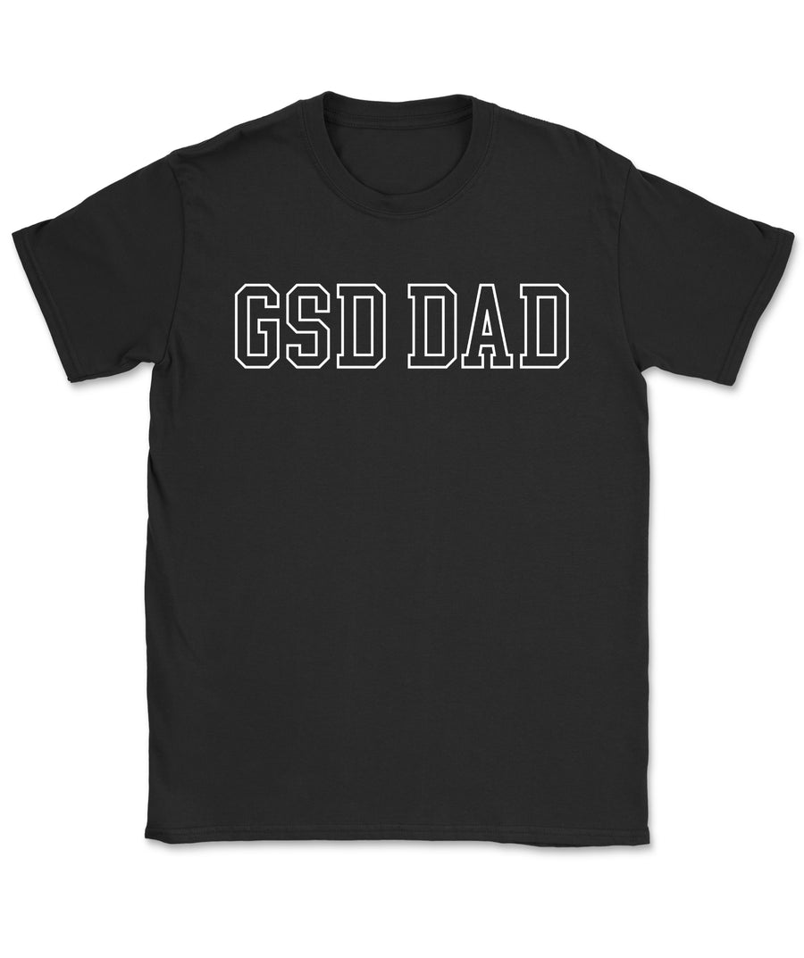 GSD Dad Outline T-Shirt