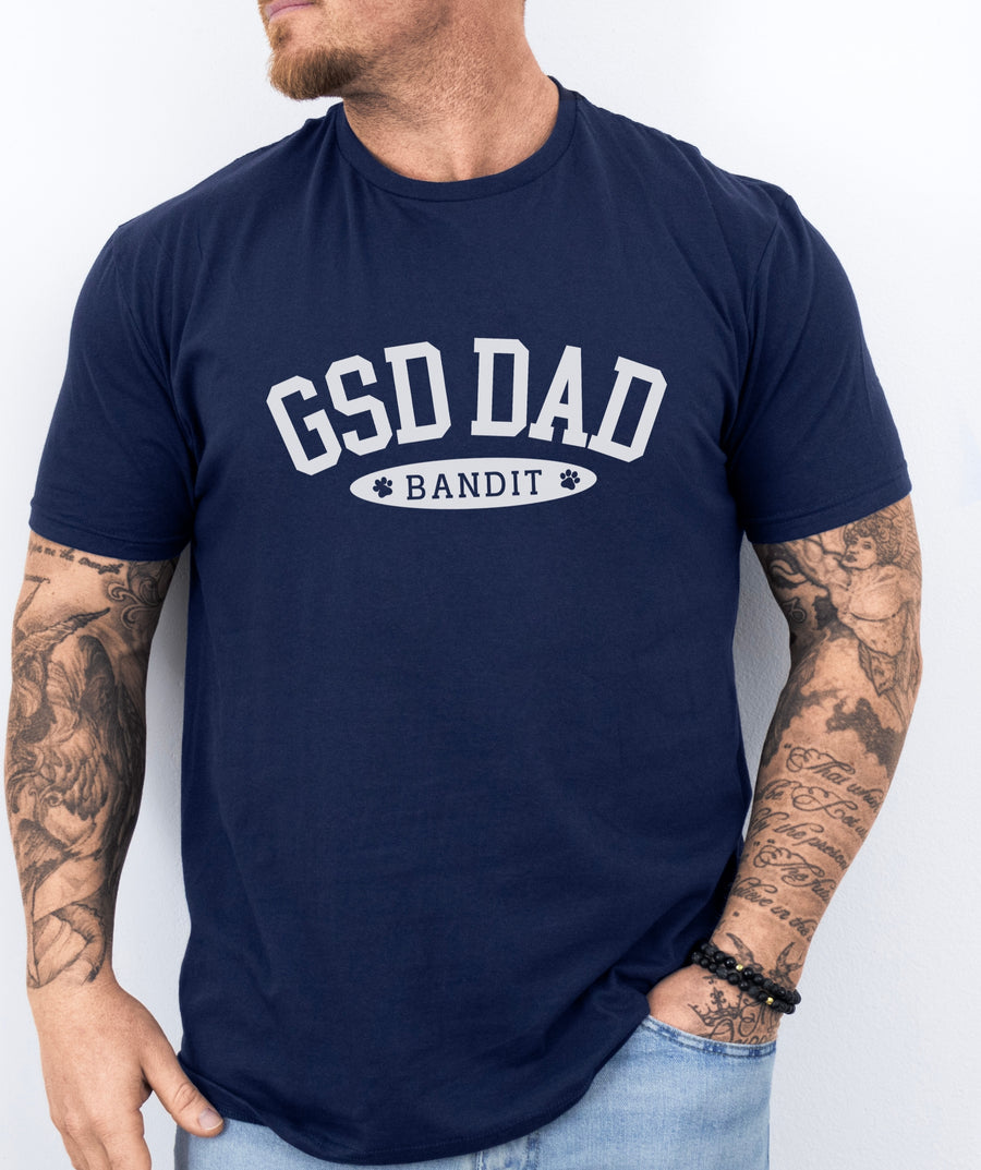 GSD Dad Varsity T-Shirt