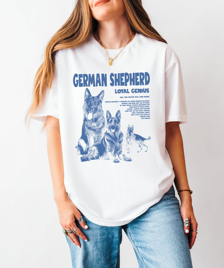German Shepherd Loyal Genius T-Shirt