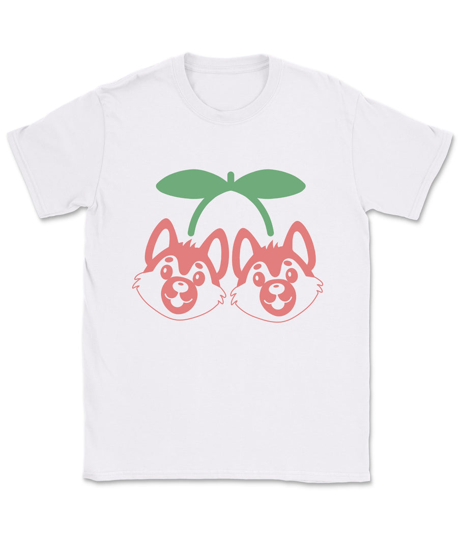 German Shepherd Cherry Pair T-Shirt