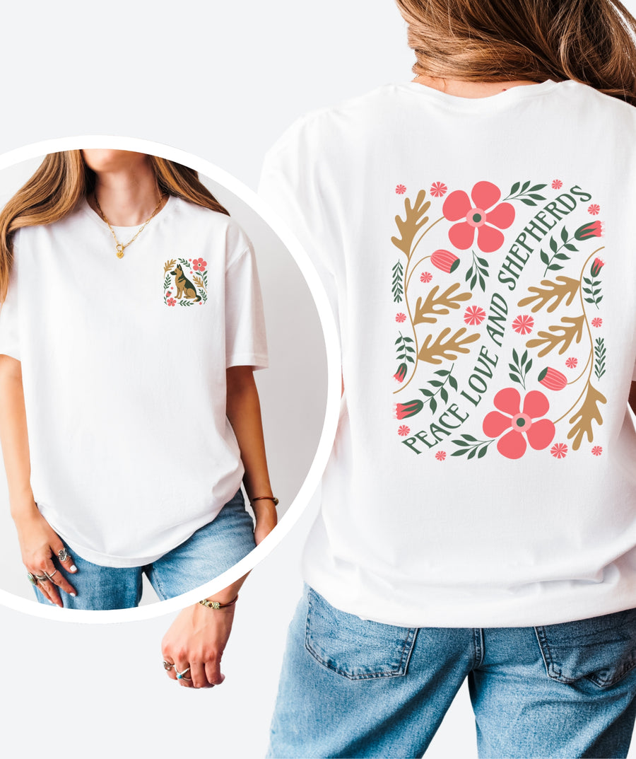 Peace Love and Shepherds T-Shirt