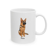 GSD Watercolor Portrait Mug