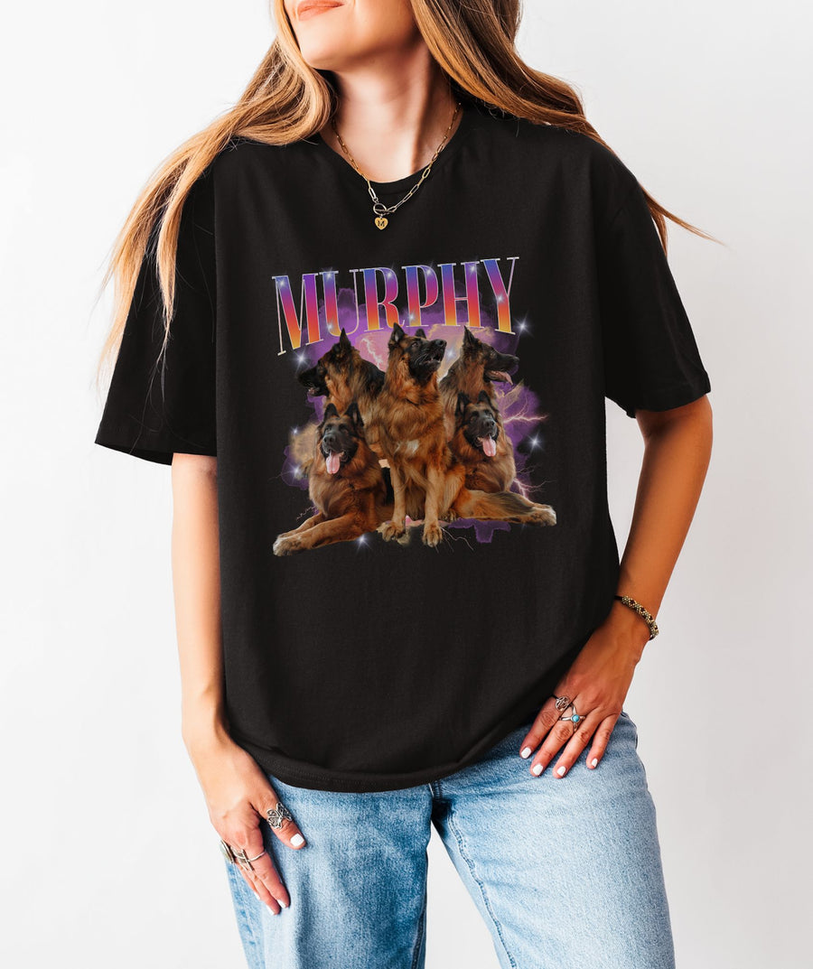 90s Bootleg Custom German Shepherd T-Shirt