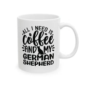 Coffee & My German Shepherd Mug