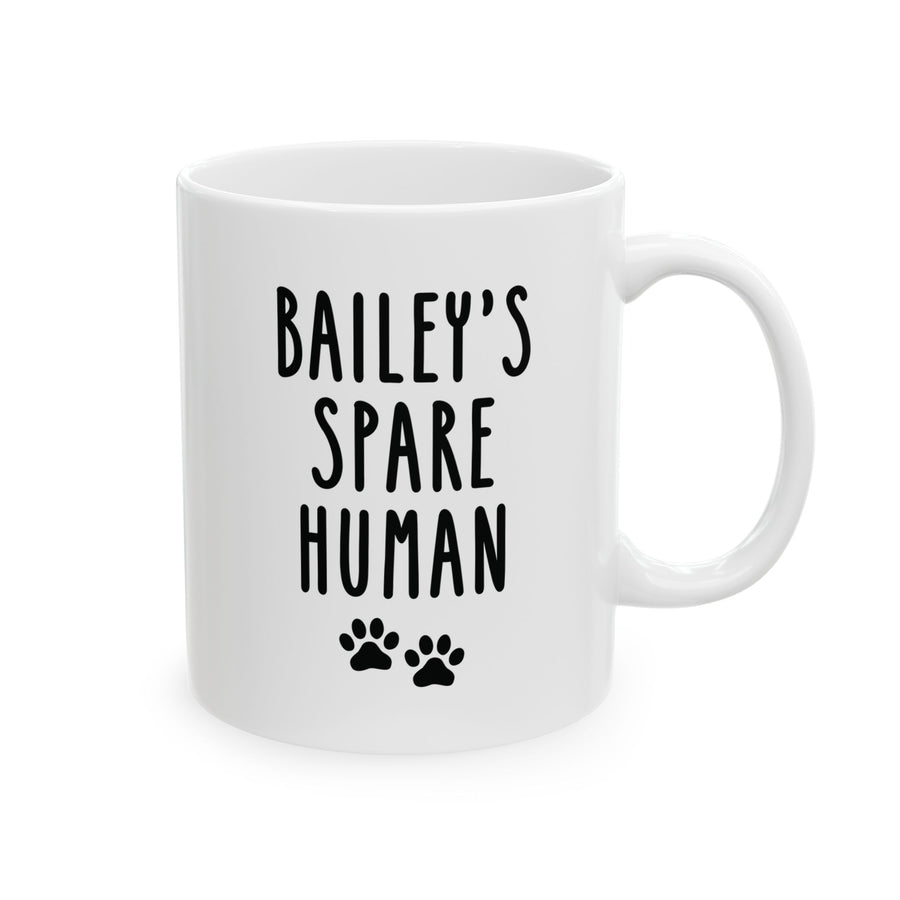 Custom GSD Spare Human Mug – Pawprint Edition