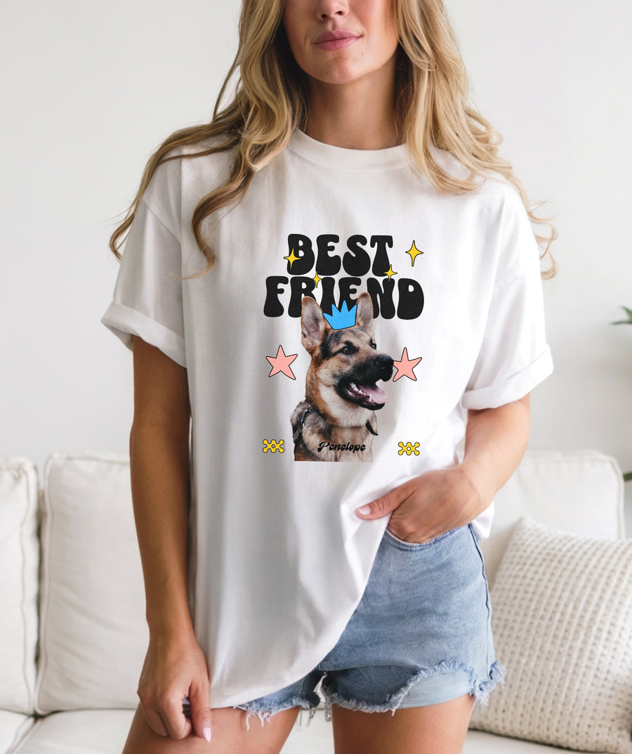 Best Friend – Custom GSD T-Shirt