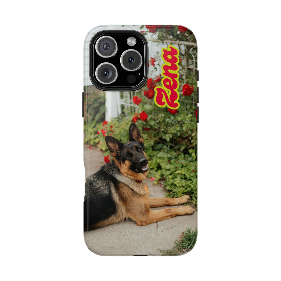 Custom German Shepherd Photo iPhone Case