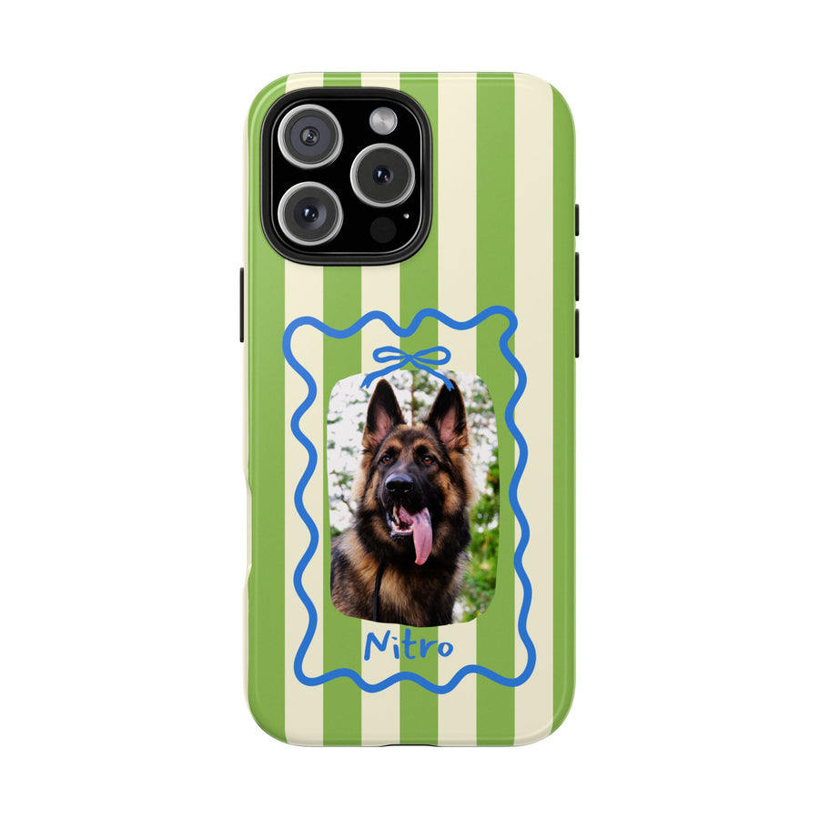The GSD Portrait Stripe Case | Meadow Mint