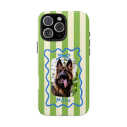 The GSD Portrait Stripe Case | Meadow Mint