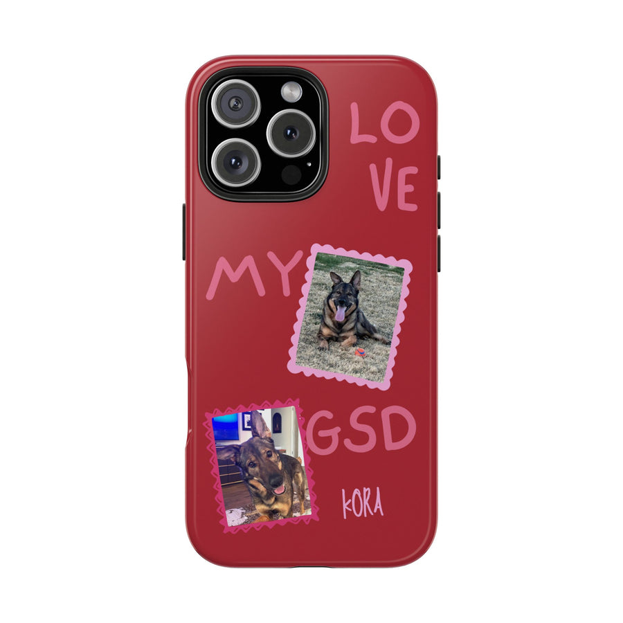 Love My GSD iPhone Case