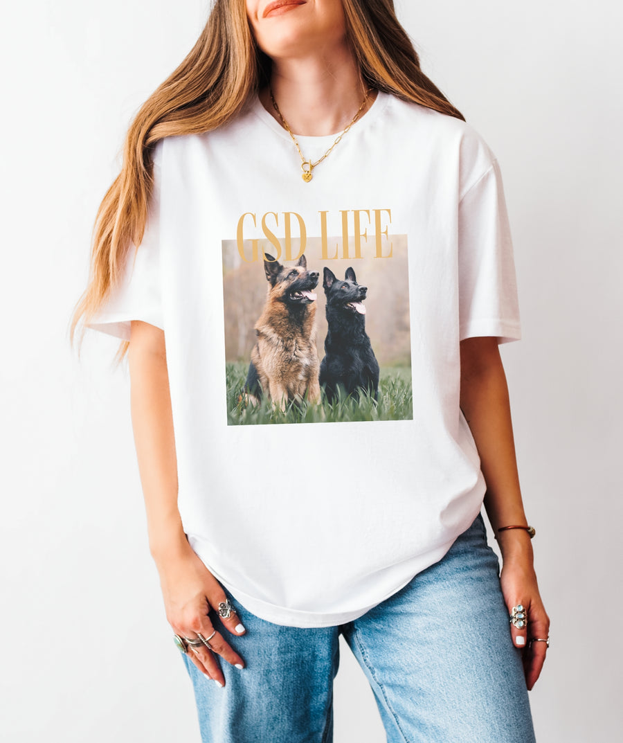 GSD Life Custom Photo T-Shirt