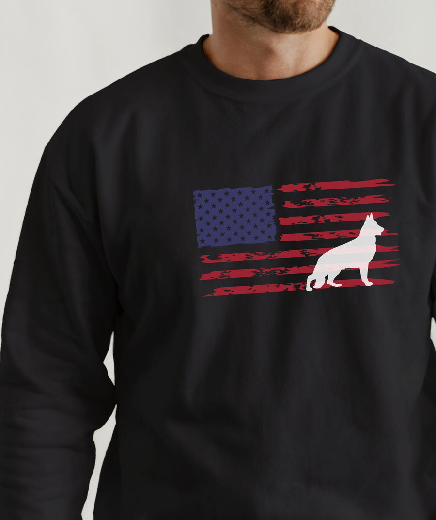 Grunge Flag GSD Silhouette Sweatshirt