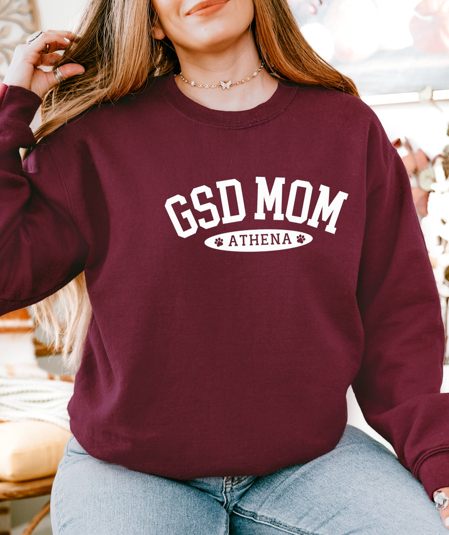 GSD Mom Varsity Sweatshirt
