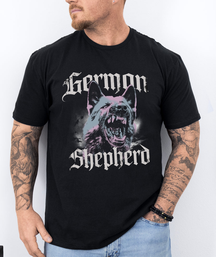 German Shepherd Gothic Grit T-Shirt