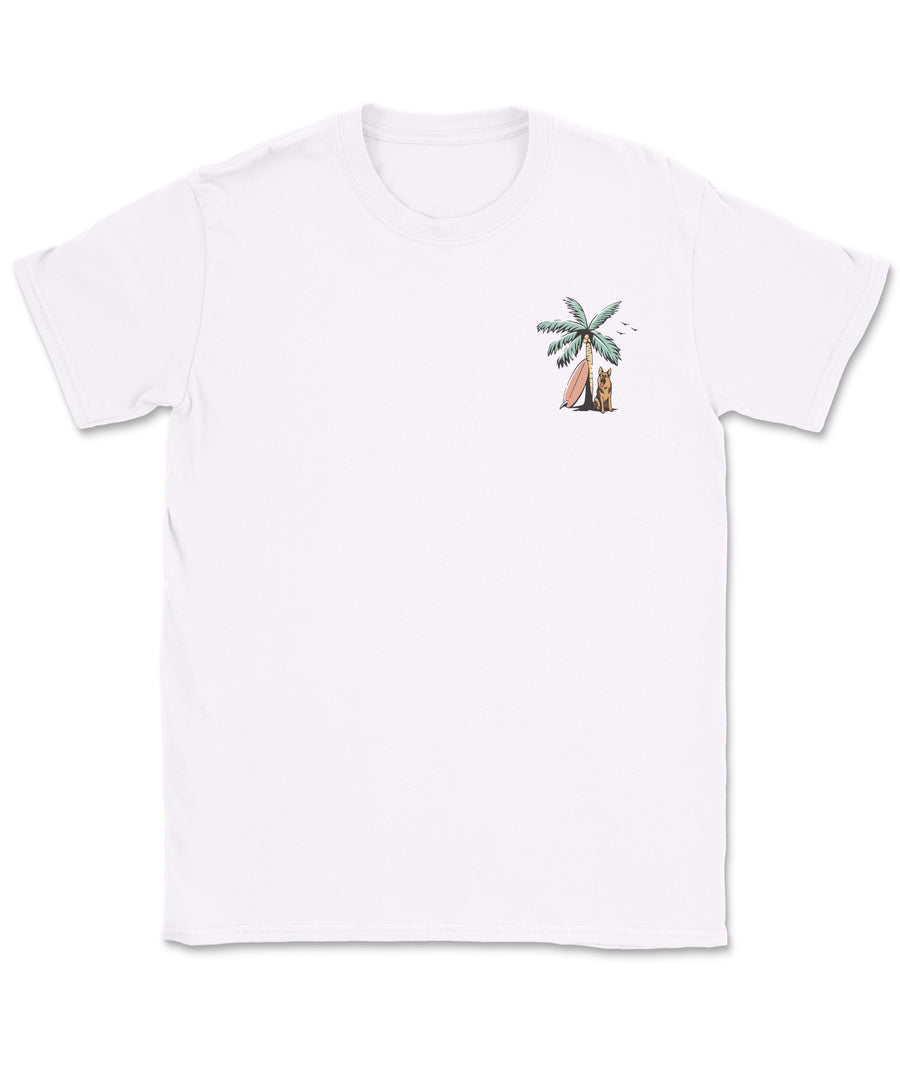German Shepherd Surfer T-Shirt