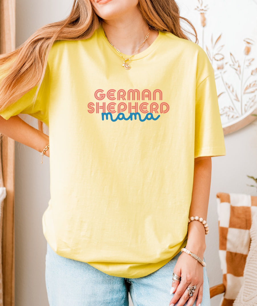 German Shepherd Mama T-Shirt