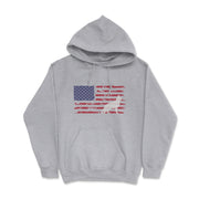 Grunge Flag GSD Silhouette Hoodie