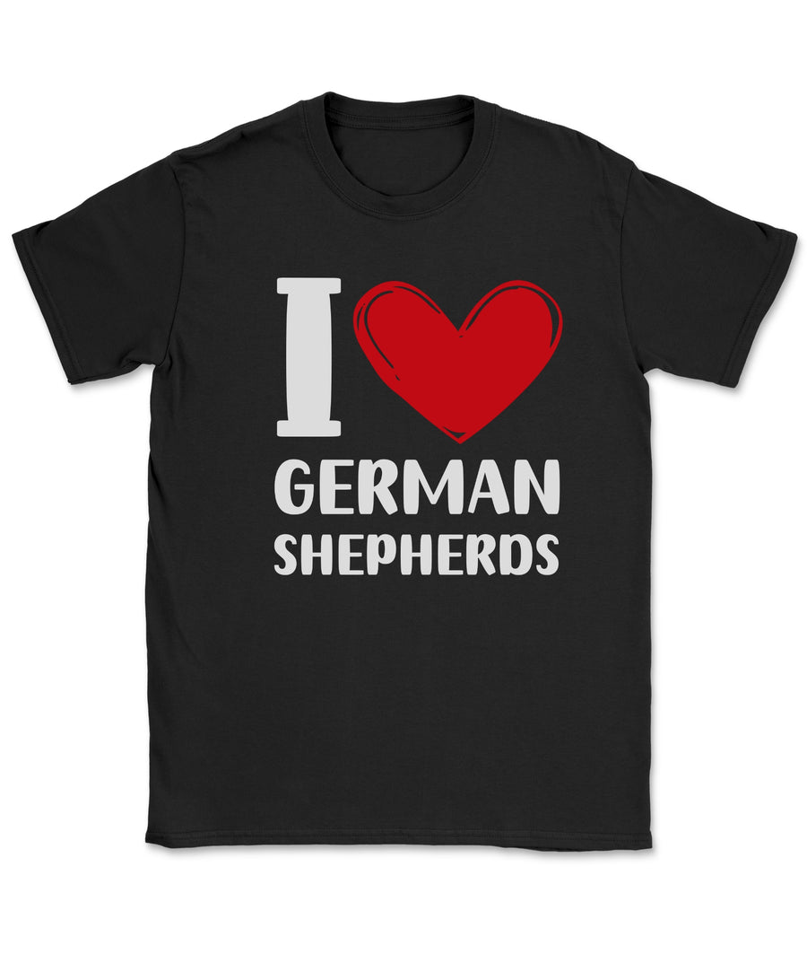 I Heart German Shepherds T-Shirt