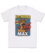 K-9 Crusader – Comic German Shepherd T-Shirt