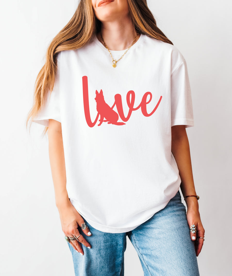 Love German Shepherd T-Shirt