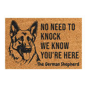 No Need To Knock - German Shepherd Doormat