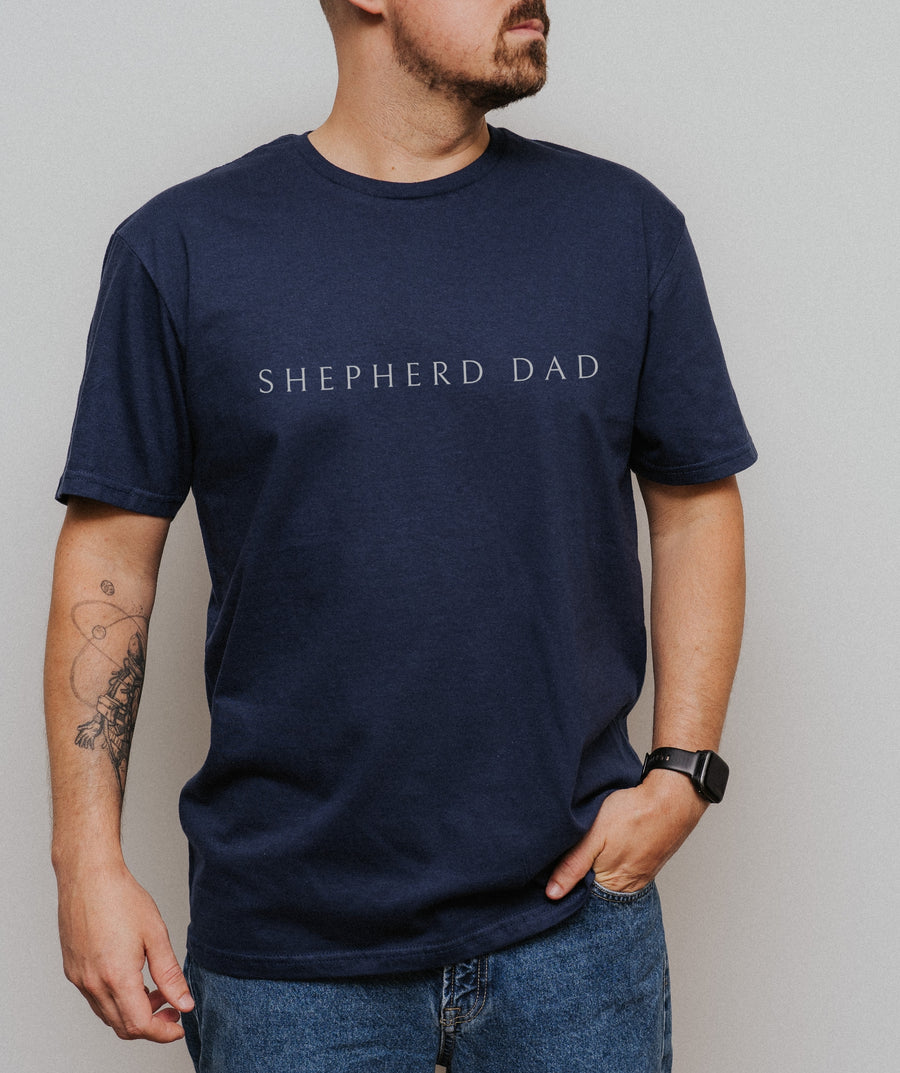 Minimalist Shepherd Dad T-Shirt
