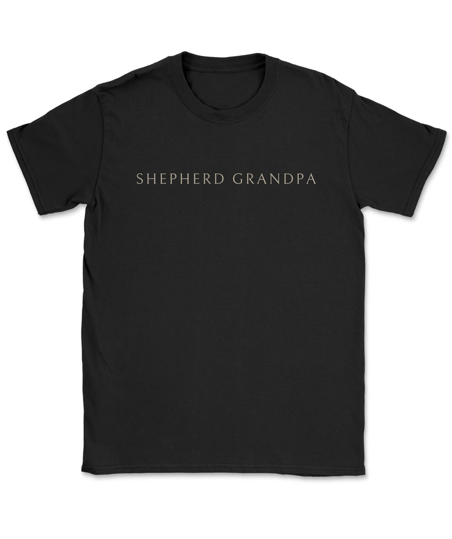 Minimalist Shepherd Grandpa T-Shirt