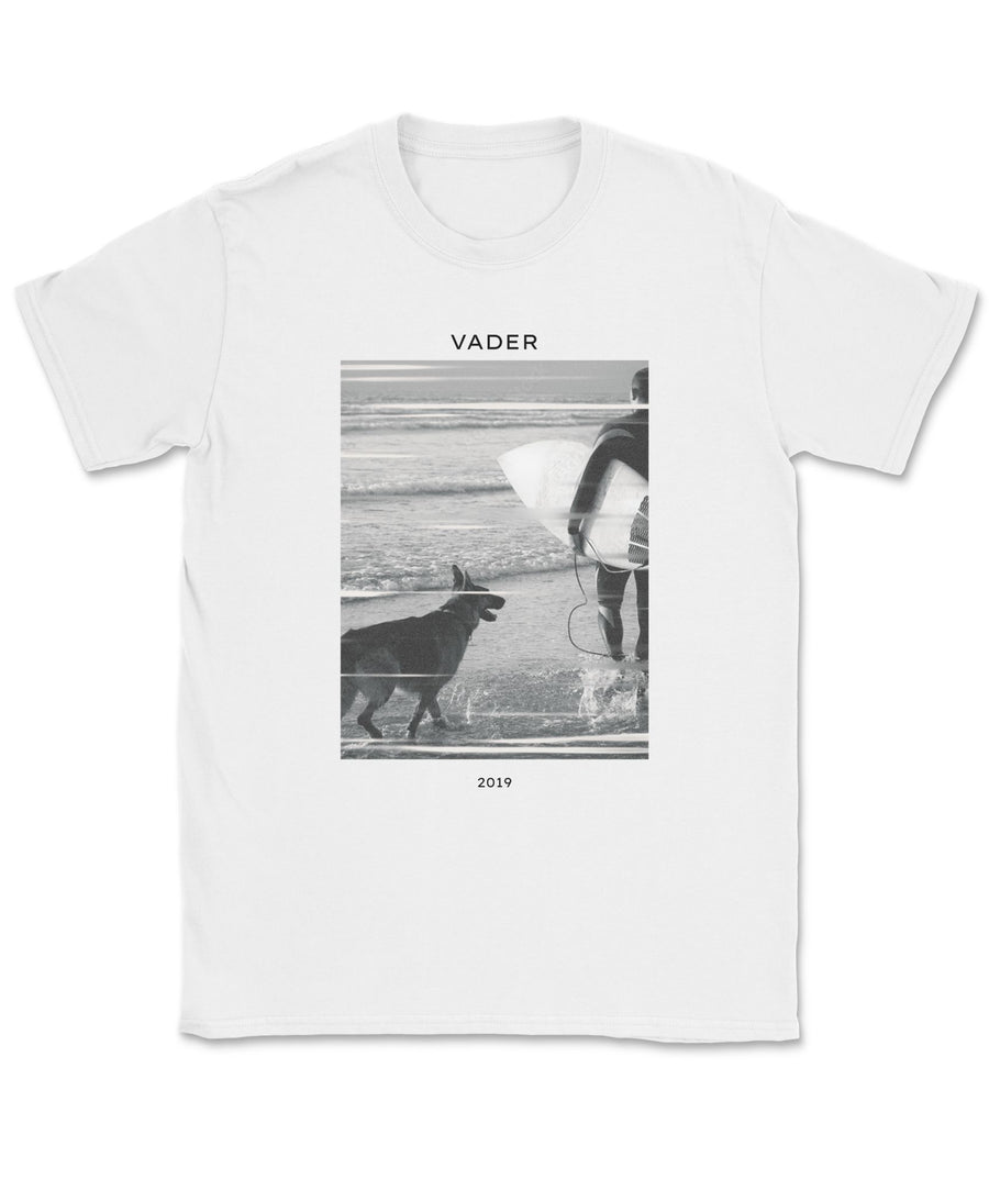 Vintage B&W German Shepherd T-Shirt