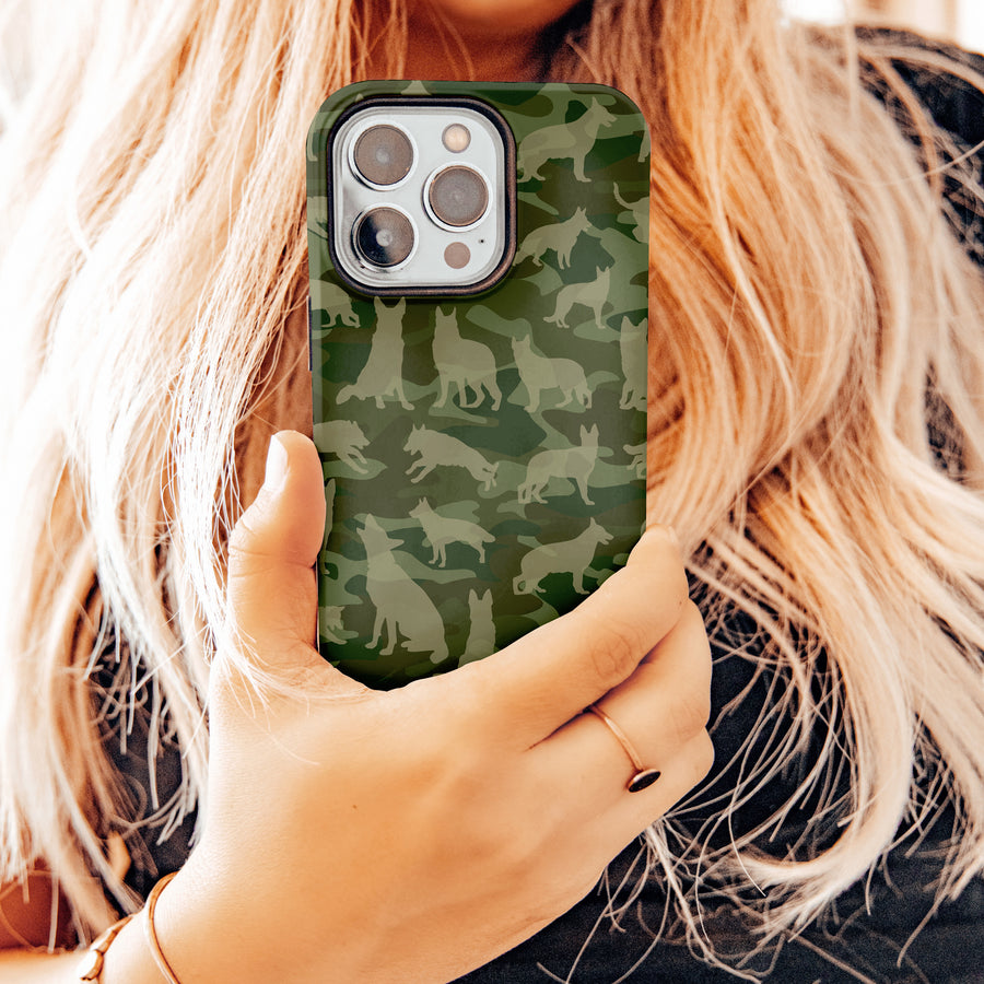 Camo GSD iPhone Case