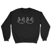 German Shepherd Ears & Name Sweatshirt