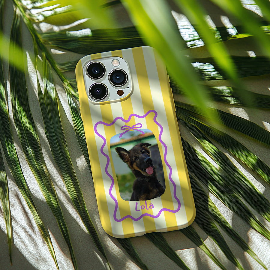 The GSD Portrait Stripe Case | Lemon Pop
